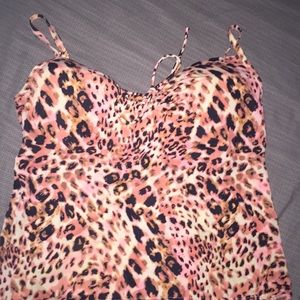 Victoria’s Secret Tankini 38D top XL bottoms